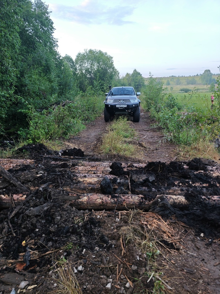 Дорога от Бачманово в сторону Чазево